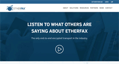 Desktop Screenshot of etherfax.net