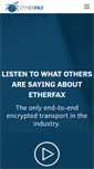 Mobile Screenshot of etherfax.net
