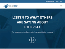 Tablet Screenshot of etherfax.net